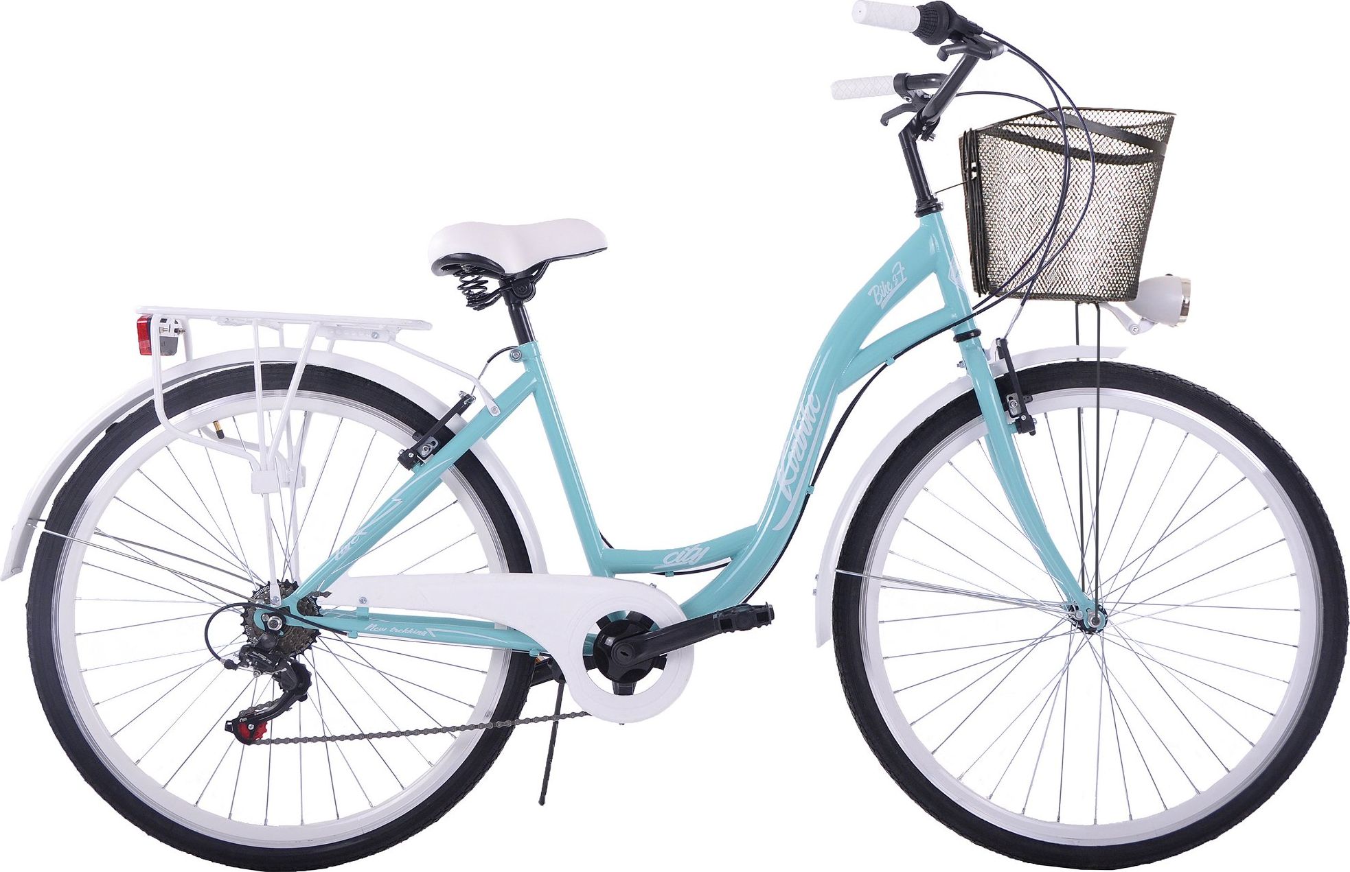 фото Велосипед міський Kozbike City 28 7spd Ocean/White