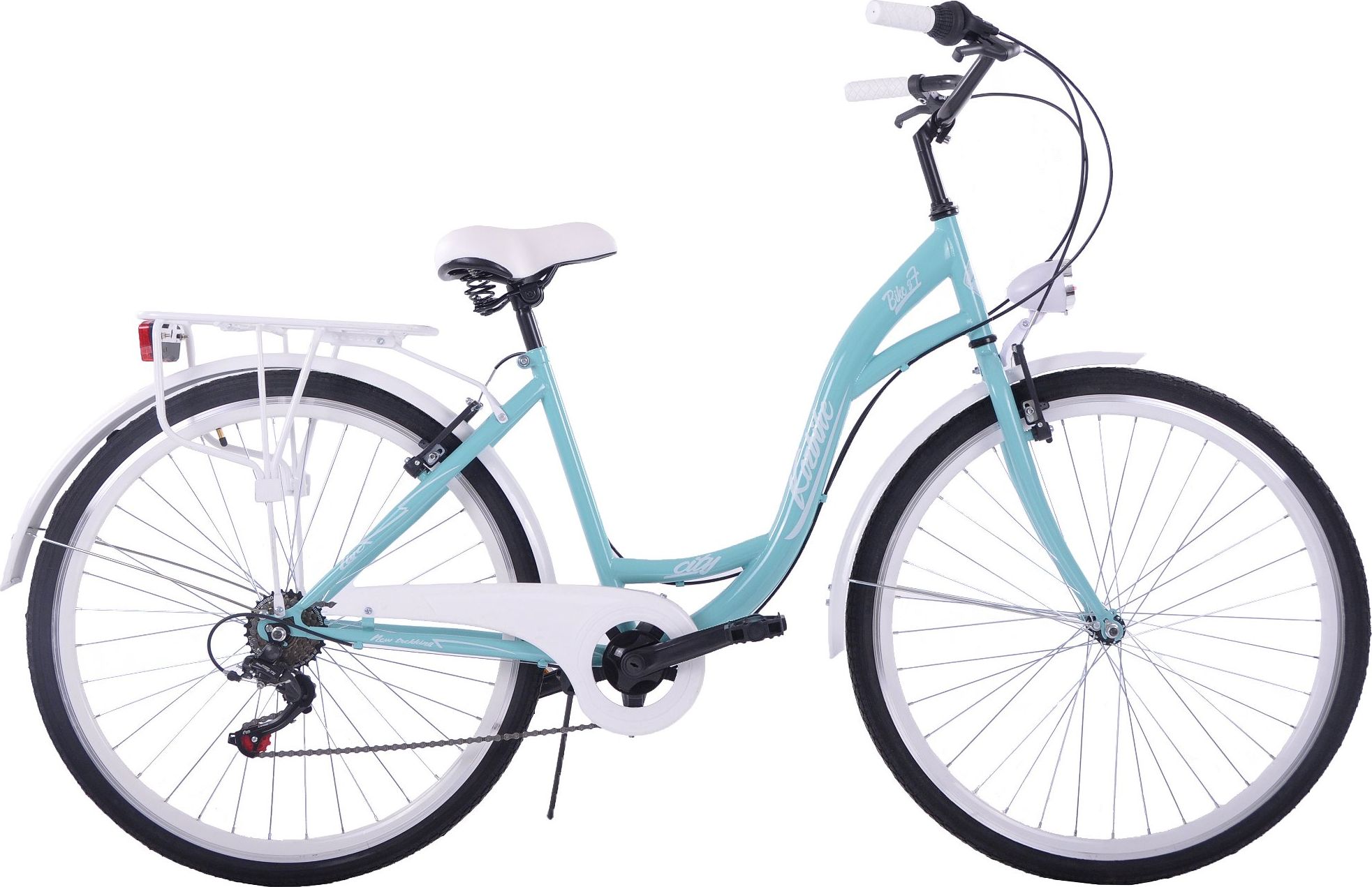 фото Велосипед міський Kozbike City 28 7spd Ocean/White