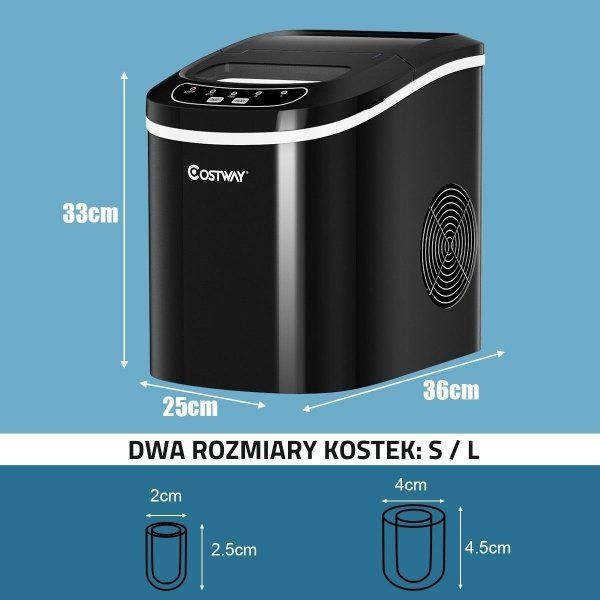 фото Льодогенератор Costway EP22770BK