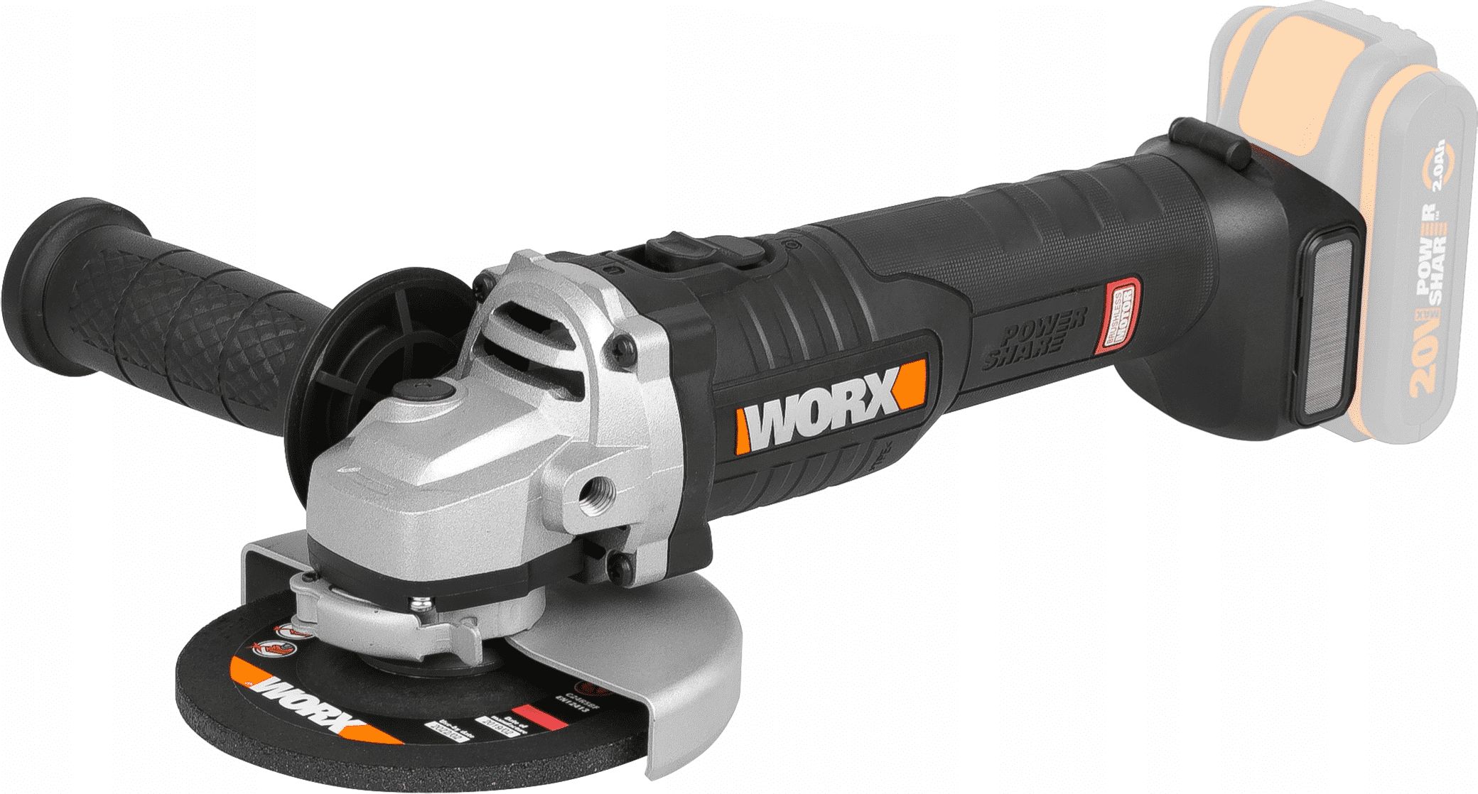 фото Болгарка (кутова шліфувальна) Worx WX812.9