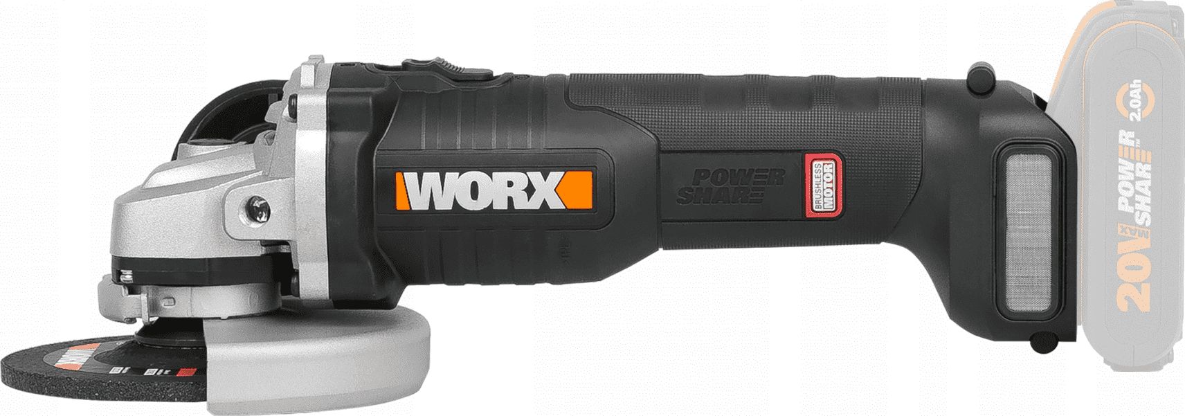 фото Болгарка (кутова шліфувальна) Worx WX812.9