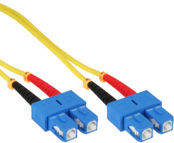 InLine Kabel światłowodowy Duplex, SC/SC, 9/125µm, OS2, 2m (82925A)