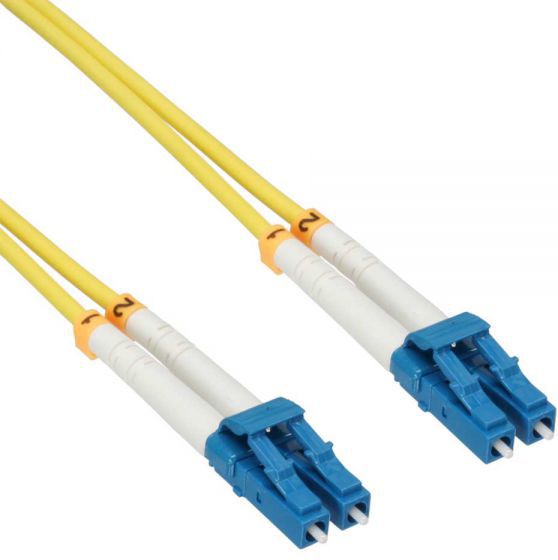 InLine Patchcord światłowodowy LC/LC, 9/125µm, OS2, 3m (88656J)