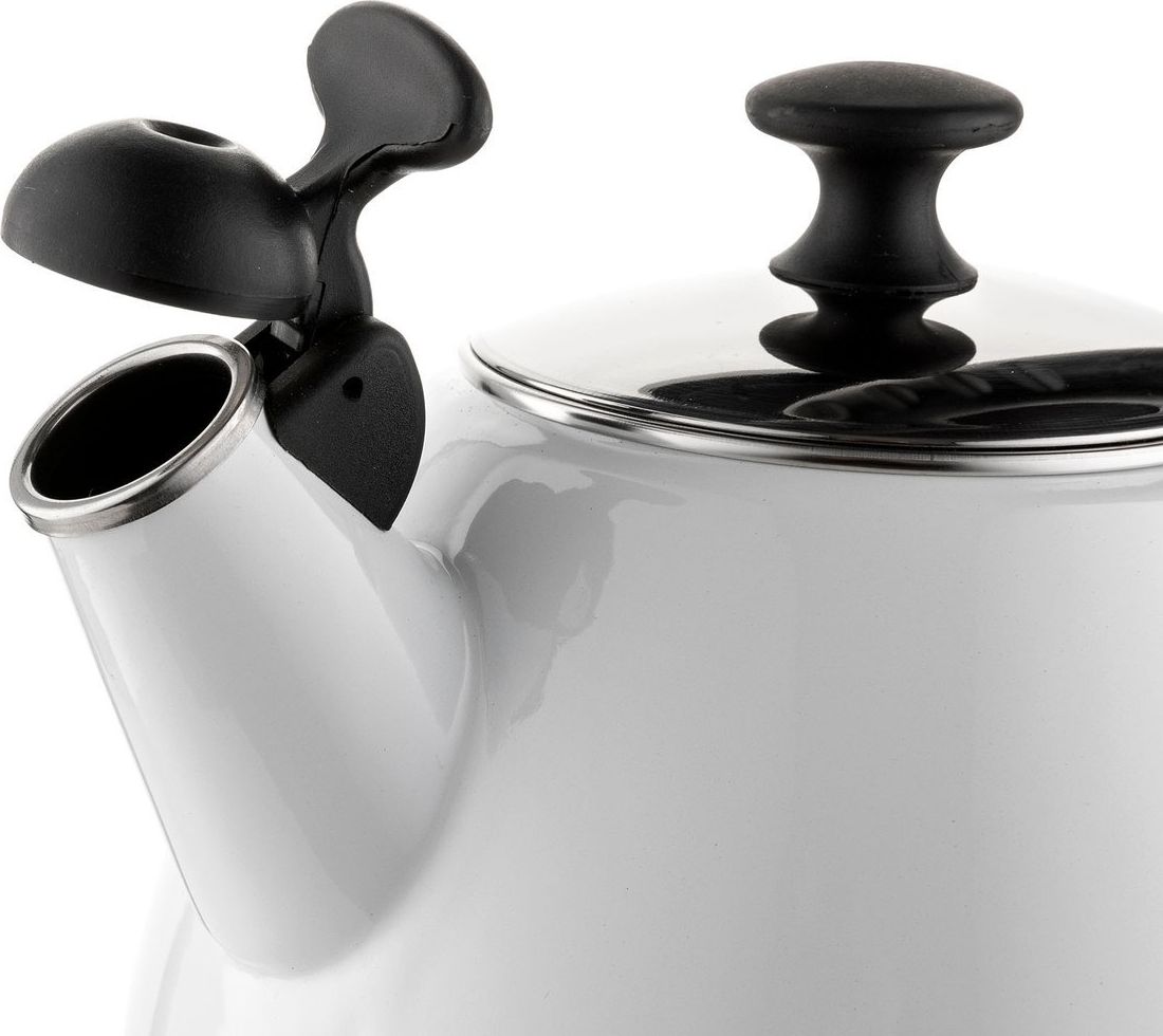 фото Чайник Emalia Aperto White