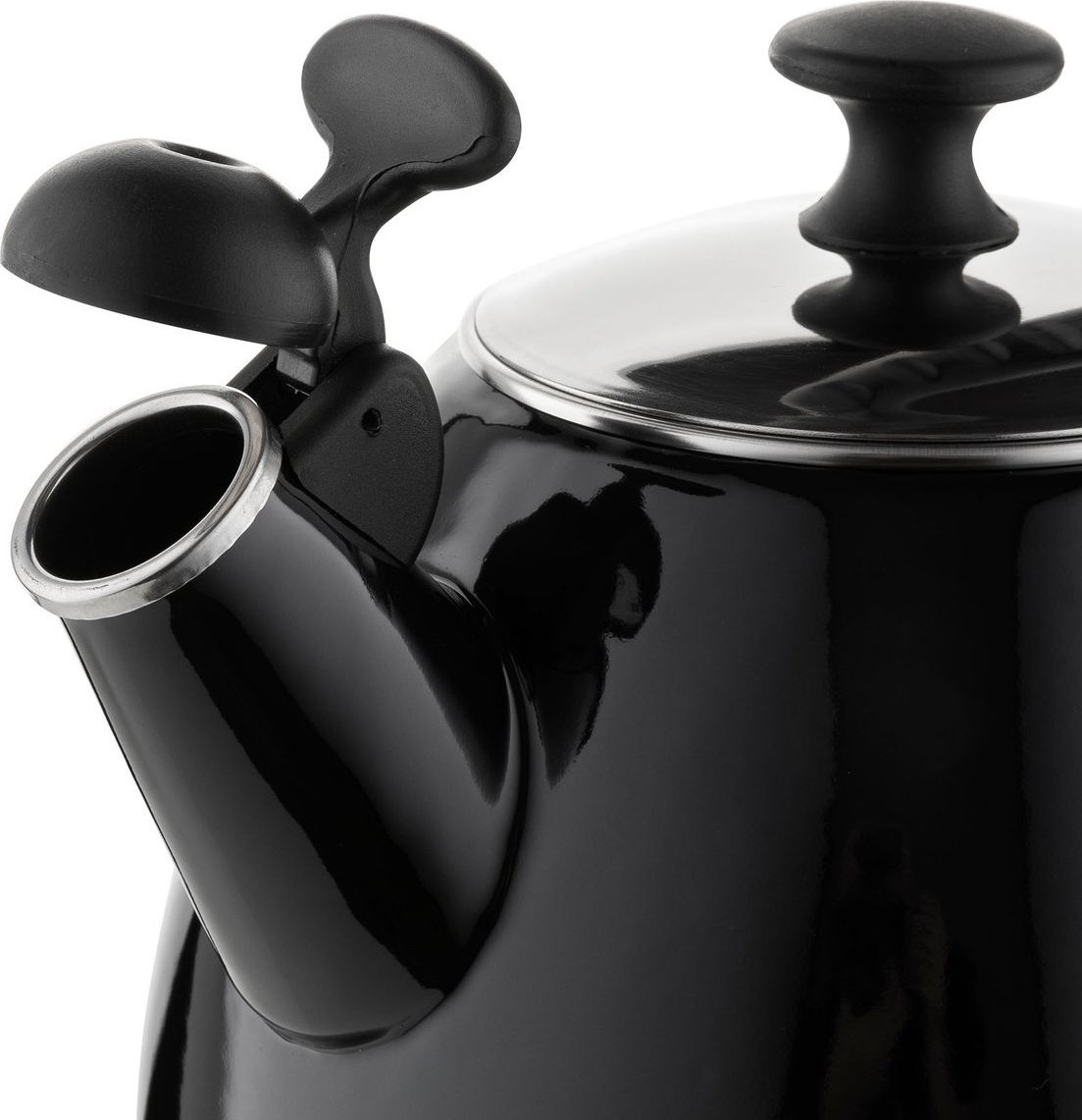 фото Чайник Emalia Aperto Black