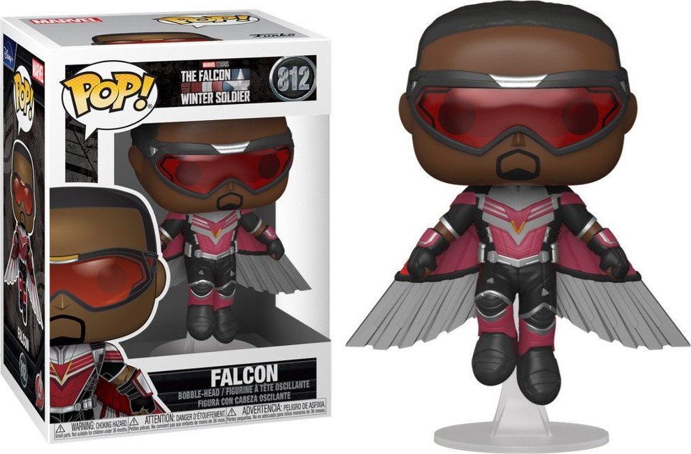 Figurka Funko Pop Funko POP Marvel: The Falcon and the Winter Soldier - Falcon (Flying)