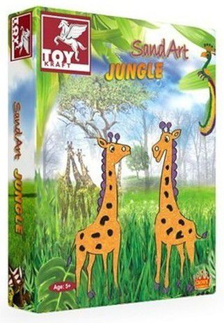 Art and Play Toy Kraft Obrazki piaskowe Dżungla - 39578