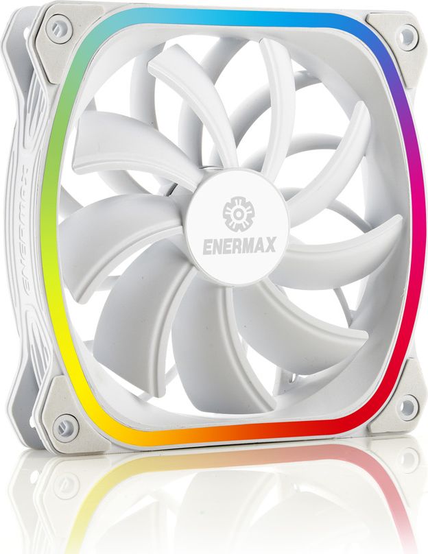 фото Вентилятор Enermax SquA RGB 120mm White 3-Pack (UCSQARGB12P-W-BP3)