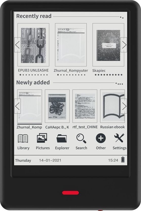 фото Електронна книга з підсвічуванням Bemi Cognita Touch