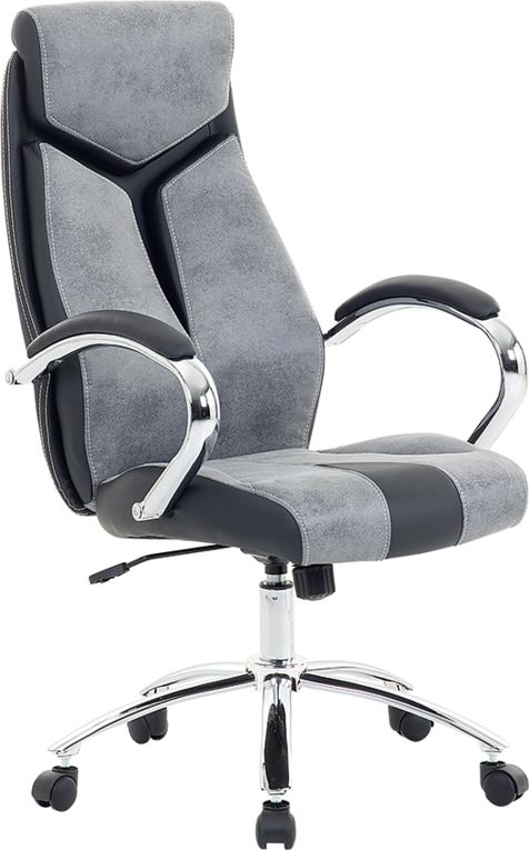 фото Офісне крісло Beliani Formula 1 Grey