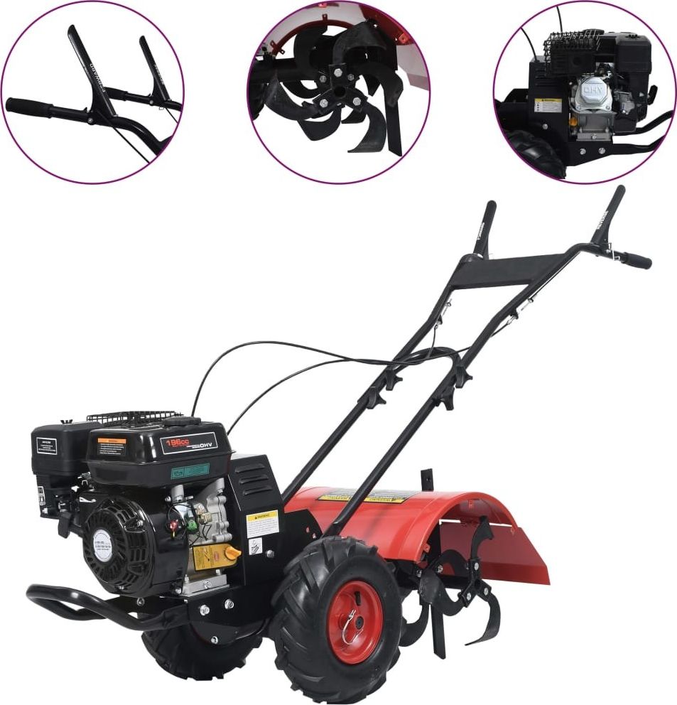 фото Культиватор бензиновий VidaXL 146266