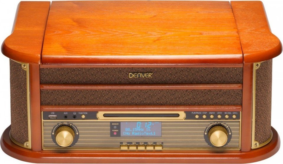 Gramofon Denver MRD-51 Retro brązowy