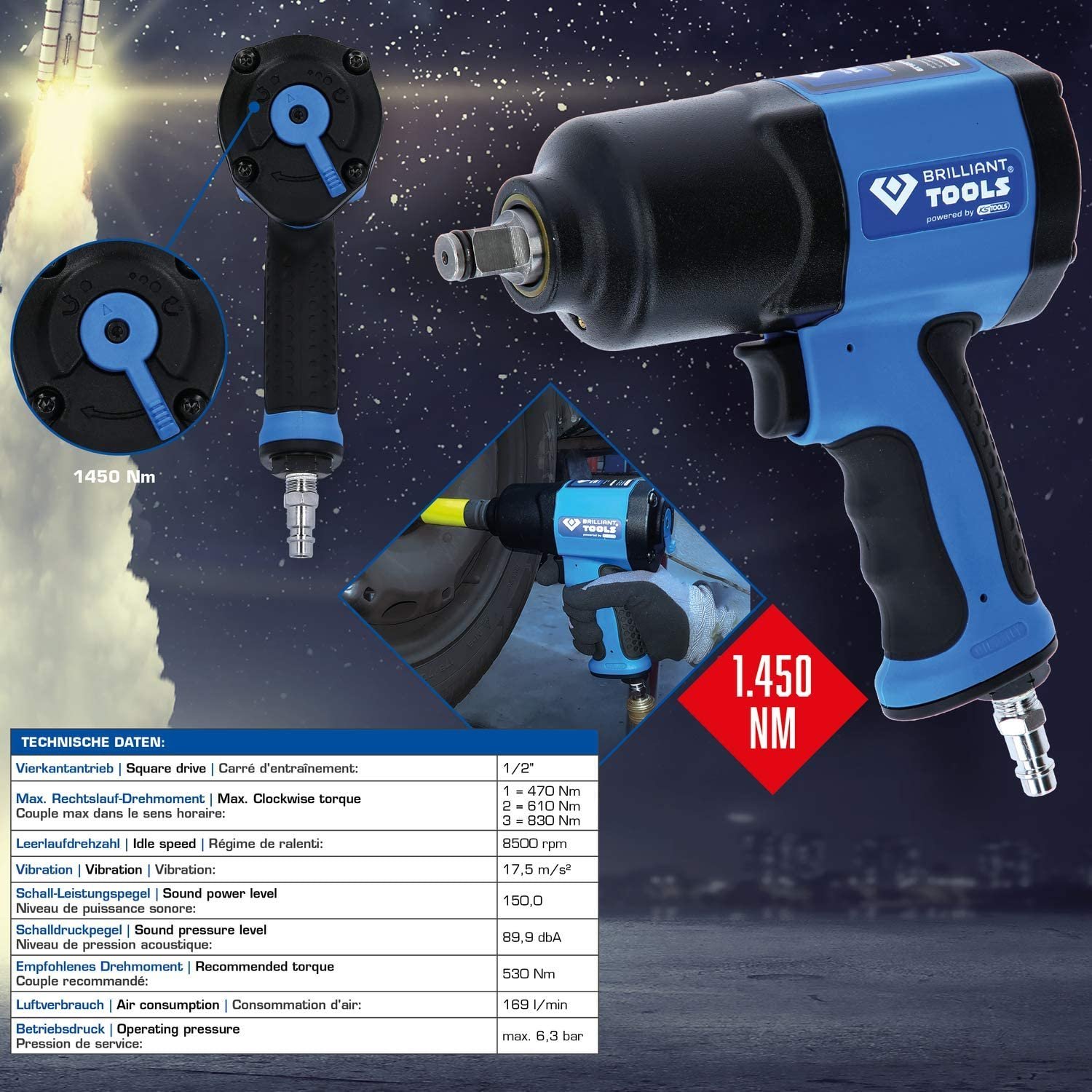 фото Дриль Brilliant Tools BT160100 1/2