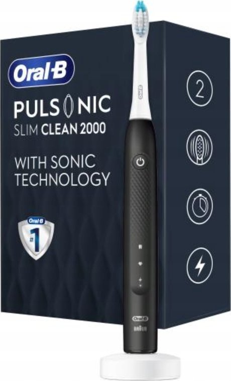 фото Електрична зубна щітка Oral-B Pulsonic Slim Clean 2000 Black