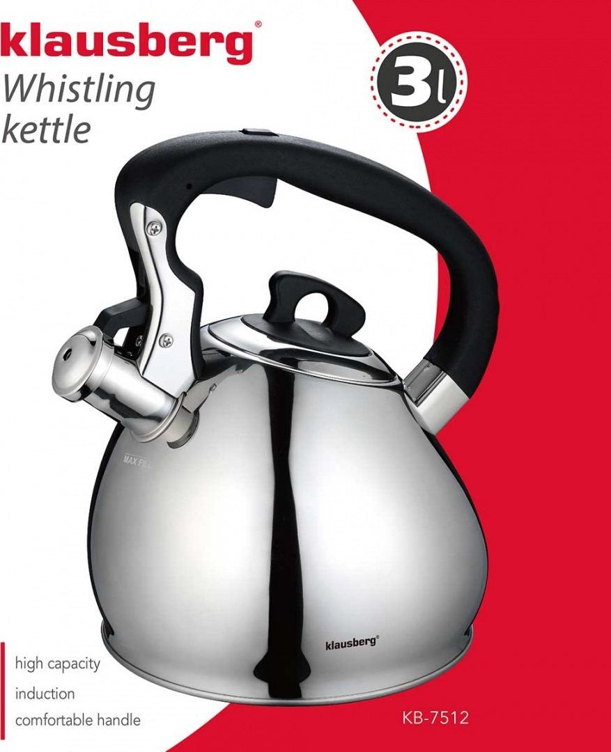 фото Чайник Klausberg KB-7512 Steel
