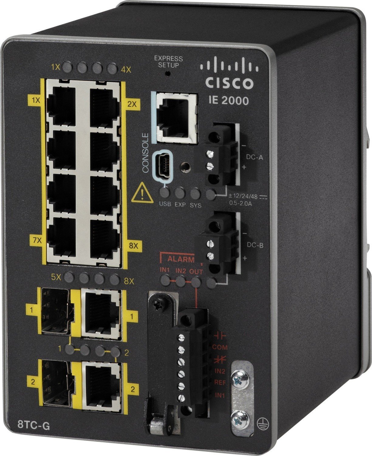 фото Комутатор керований 3 рівня Cisco IE-2000-8TC-G-B