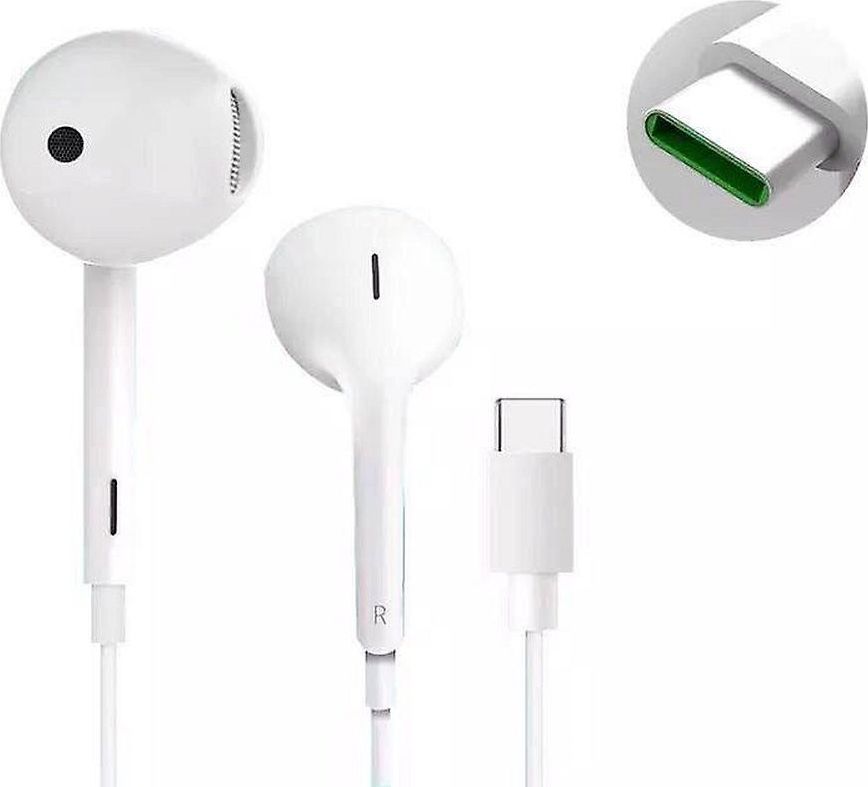 фото Навушники з мікрофоном Oppo MH147 White