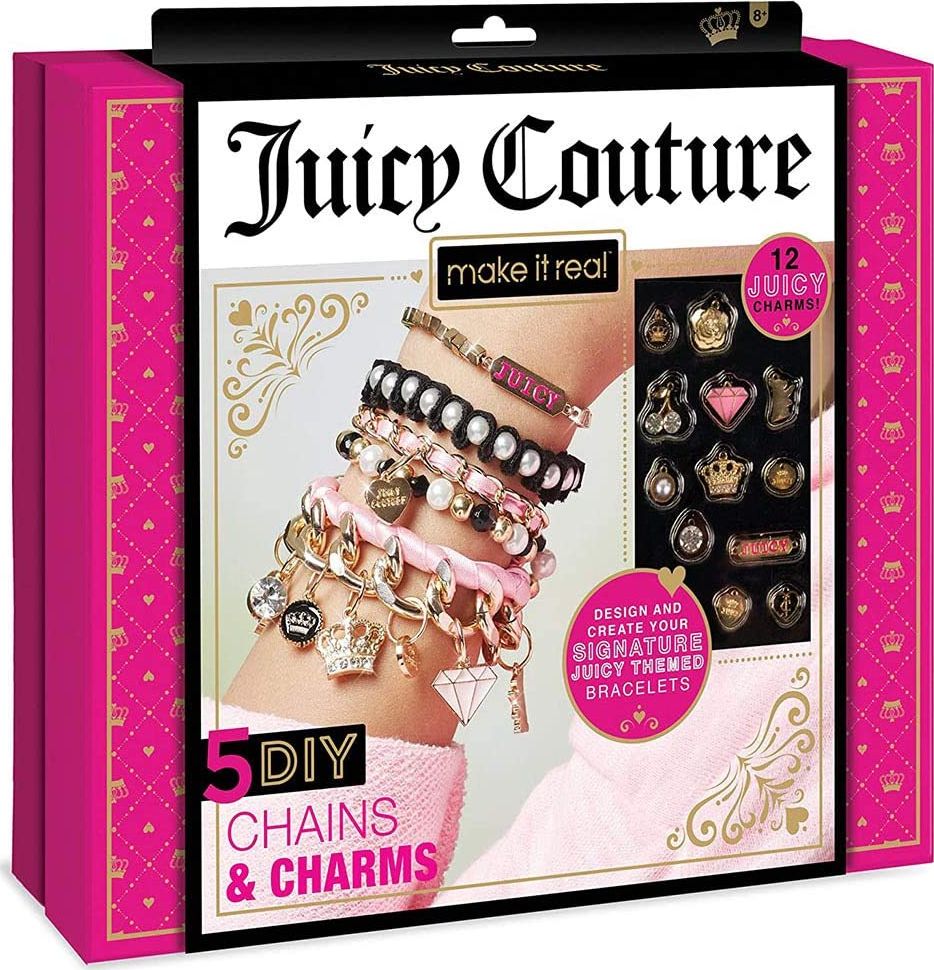 Make it real Zestaw do tworzenia bransoletek Juicy Couture Chains & Charms