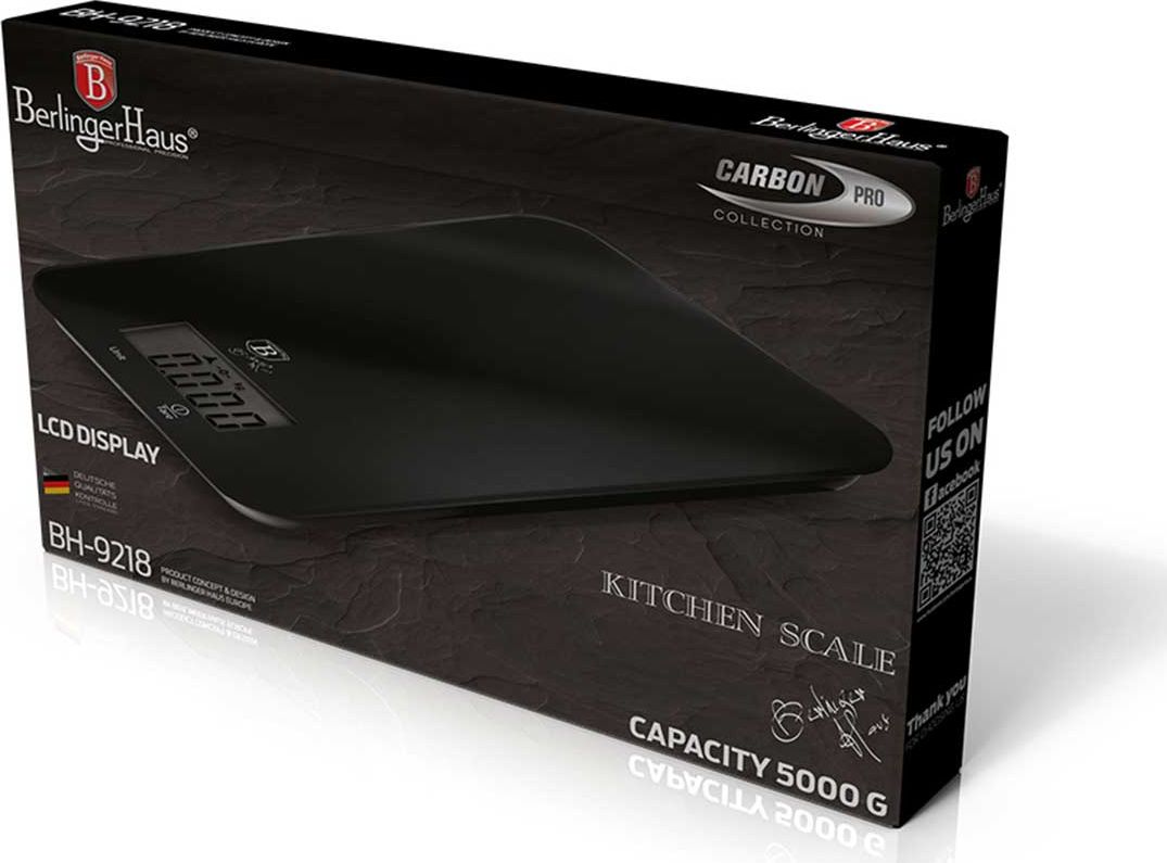 фото Ваги кухонні електронні Berlinger Haus BH-9218 Black