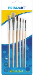 Starpak Pędzle naturalne kpl6szt PRIMA ART blister (323148)
