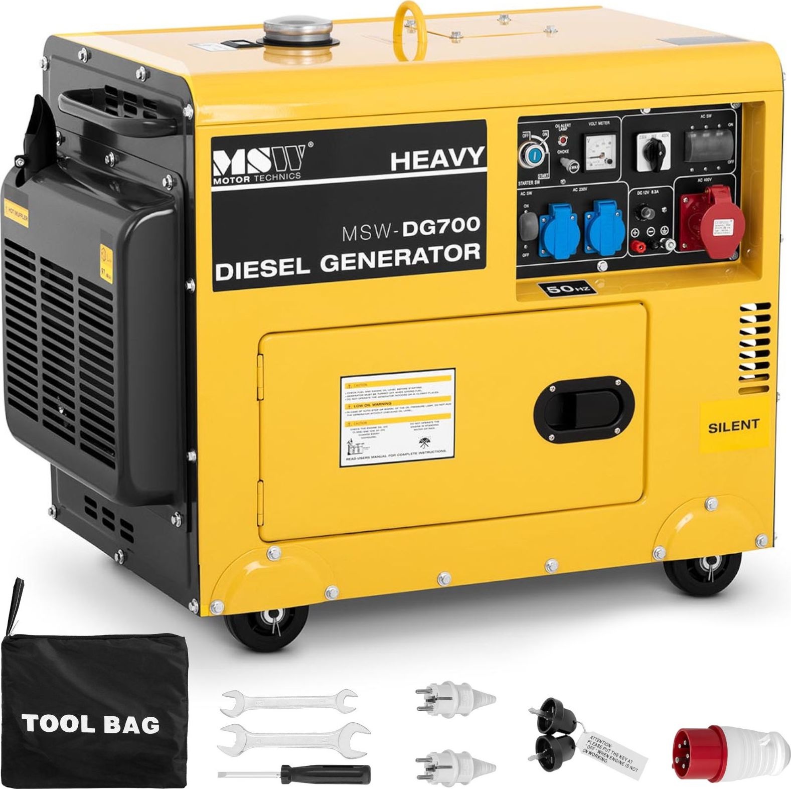 фото Дизельний генератор MSW DG700