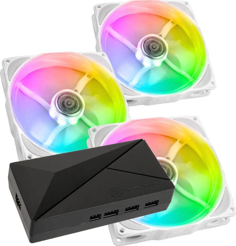 фото Вентилятор Noiseblocker NB-eLoop X B12-P ARGB White 3-pack (LUBU-049)