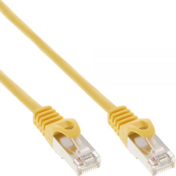 InLine Patchcord F/UTP, Cat.5e, żółty, 3m (71503Y)