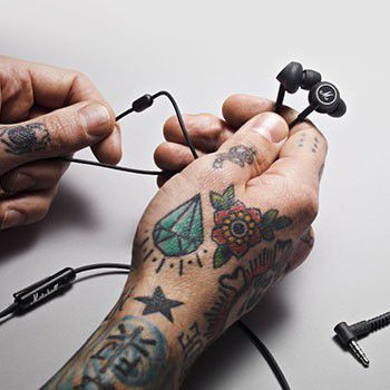 фото Навушники з мікрофоном Marshall Mode Black (001546620000)