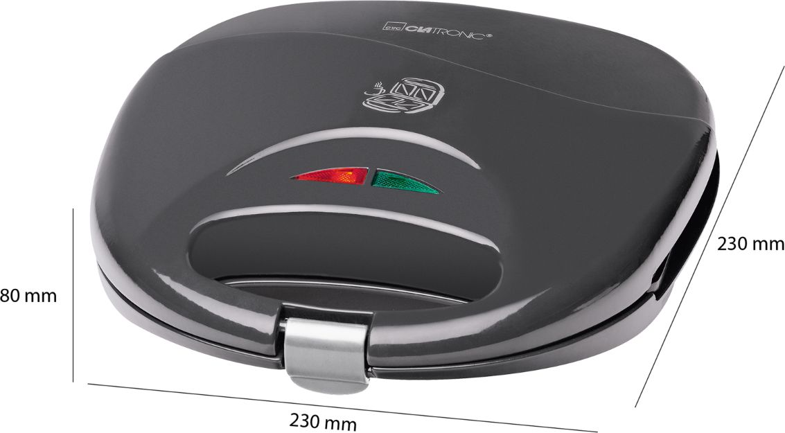 фото Сендвічниця Clatronic ST 3477 Grey