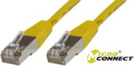 MicroConnect Patchcord STP, CAT6, LSZH, 10m, żółty (STP610Y)