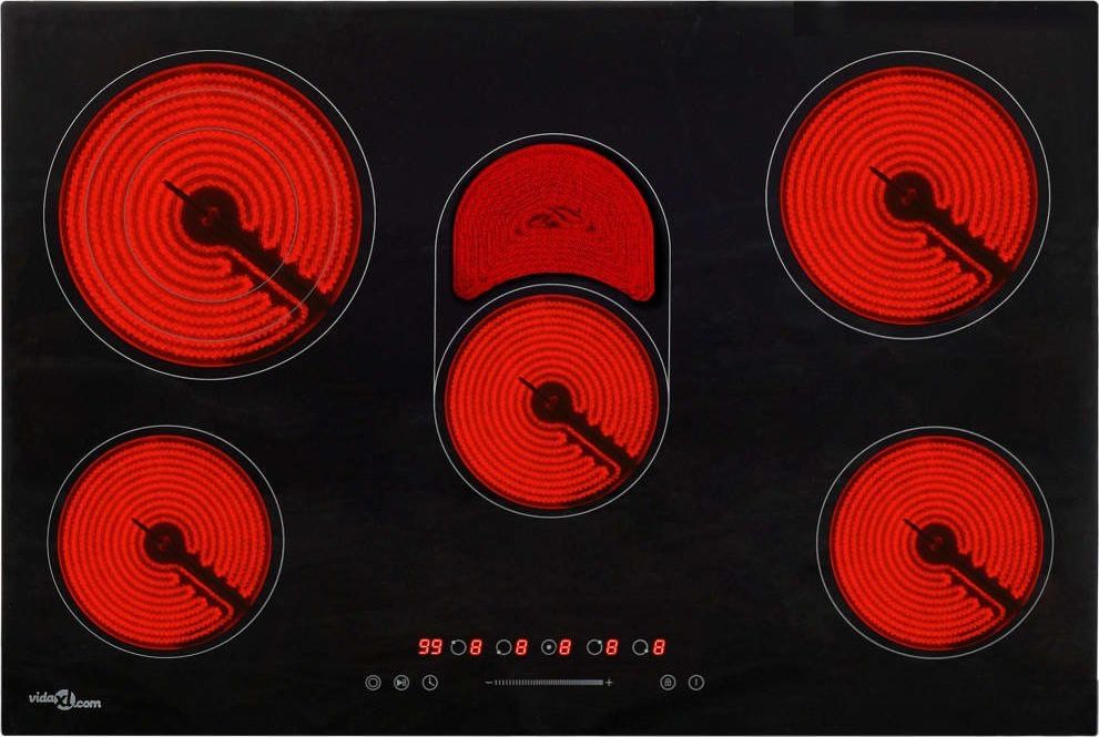 фото Індукційна варильна поверхня VidaXL 51441