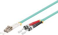 MicroConnect Patchcord światłowdowy, LC/PC-ST/PC, 50/125 OM3, 3m (FIB412003)