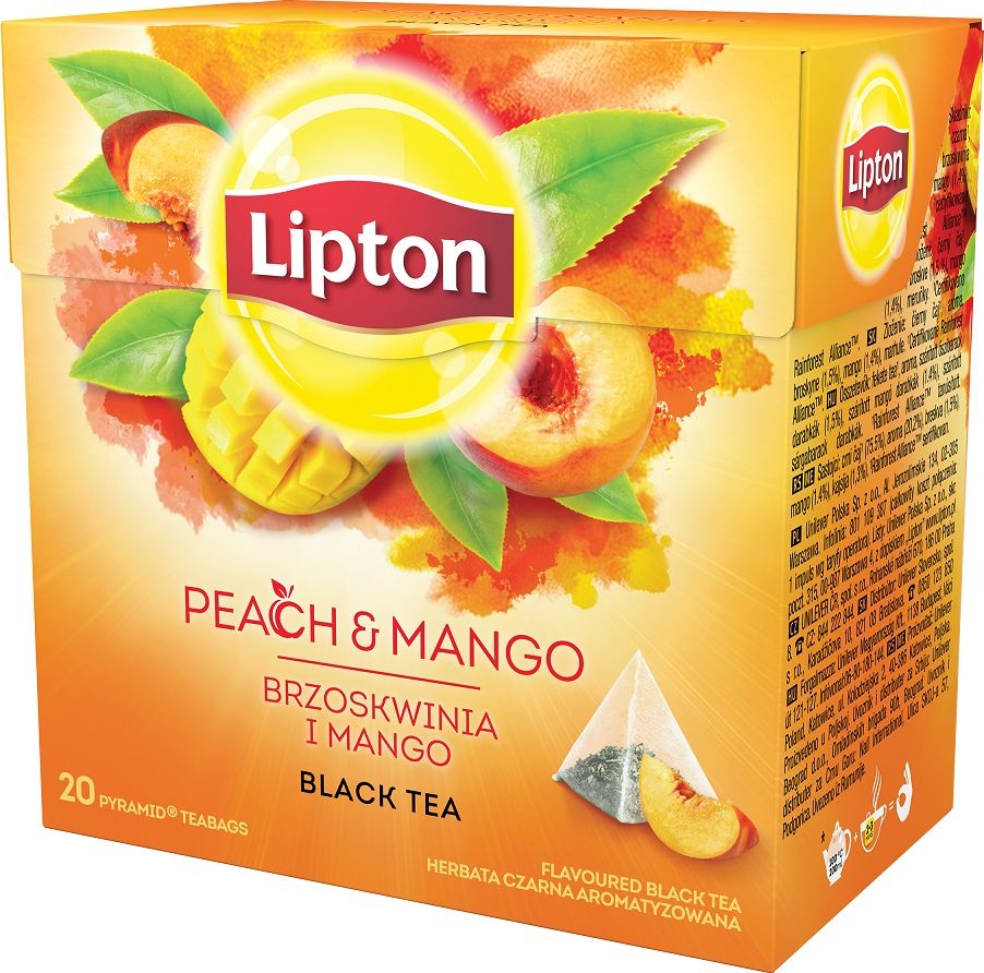 Lipton LIPTON BRZOSKWINIA MANGO HERBATA CZARNA 20TB 8474984