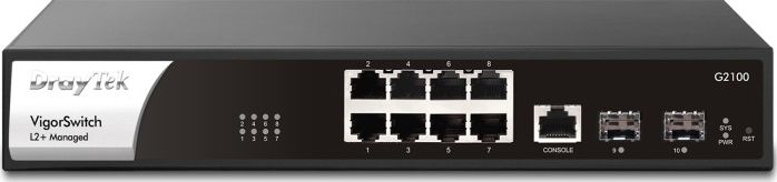 фото Комутатор керований 2 рівня DrayTek VigorSwitch G2100