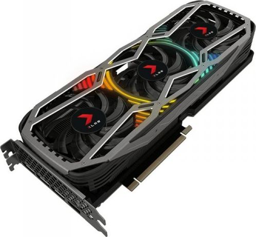 фото Відеокарта PNY GeForce RTX 3080 10GB XLR8 Gaming REVEL EPIC-X RGB Triple Fan LHR (VCG308010LTFXPPB)