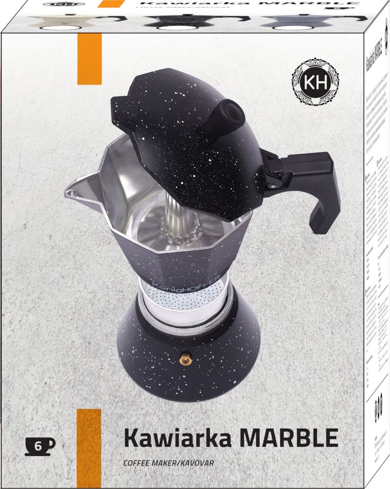 фото Кавоварка гейзерна Konighoffer 6tz Grey Stone Marble