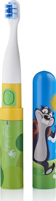 фото Електрична зубна щітка Brush-Baby Go-KIDZ Electric Travel Toothbrush Blue & Green