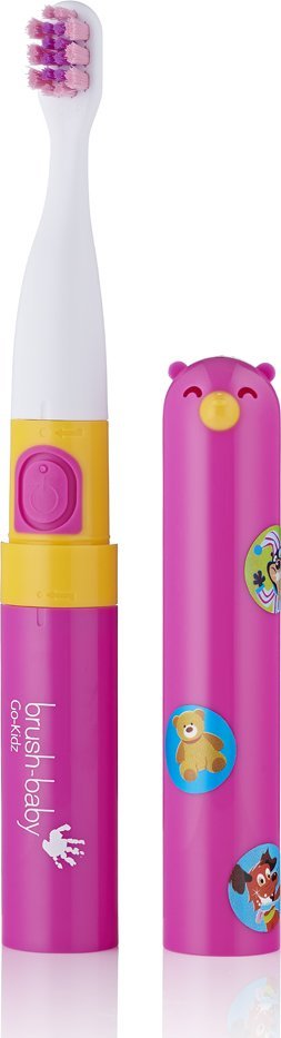 фото Електрична зубна щітка Brush-Baby Go-KIDZ Electric Travel Pink