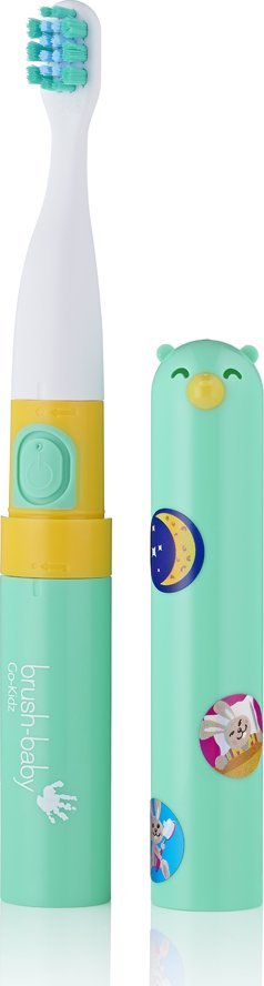 фото Електрична зубна щітка Brush-Baby Go-KIDZ Electric Travel Green