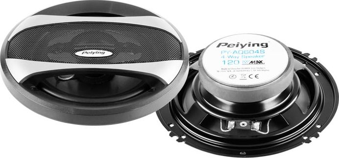 фото Коаксіальна автоакустика Peiying PYAQ604S