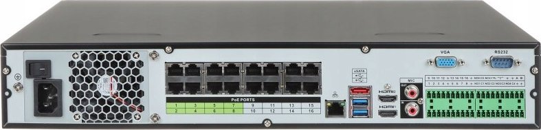 фото Мережевий відеореєстратор (NVR) Dahua Technology NVR5216-16P-I/L