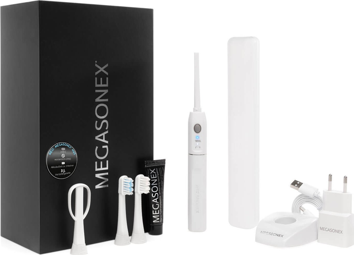 фото Електрична зубна щітка Megasonex M8S White