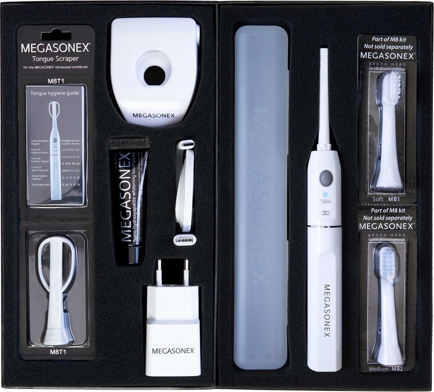 фото Електрична зубна щітка Megasonex M8S White
