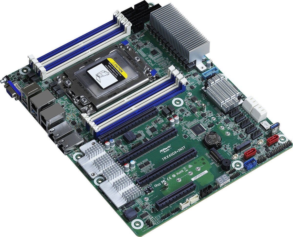 фото Материнська плата серверна ASRock Mainboard TRX40D8-2N2T
