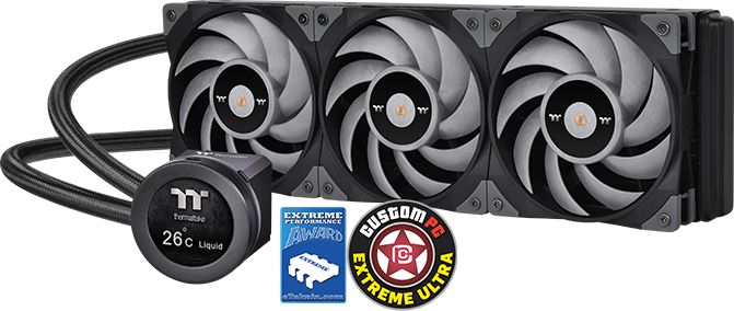 фото Водяне охолодження Thermaltake Toughliquid Ultra 360 Black (CL-W323-PL12GM-A)