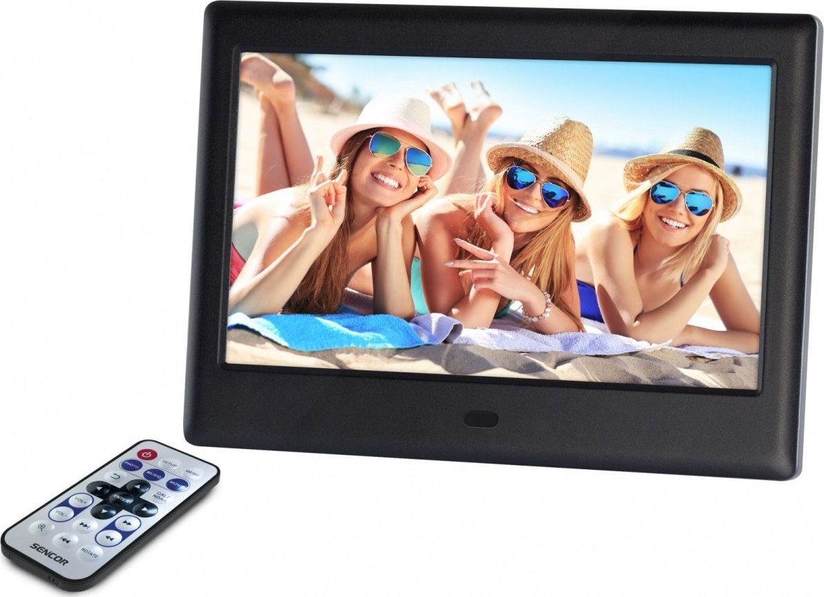 фото Цифрова рамка Sencor SDF 782 BK