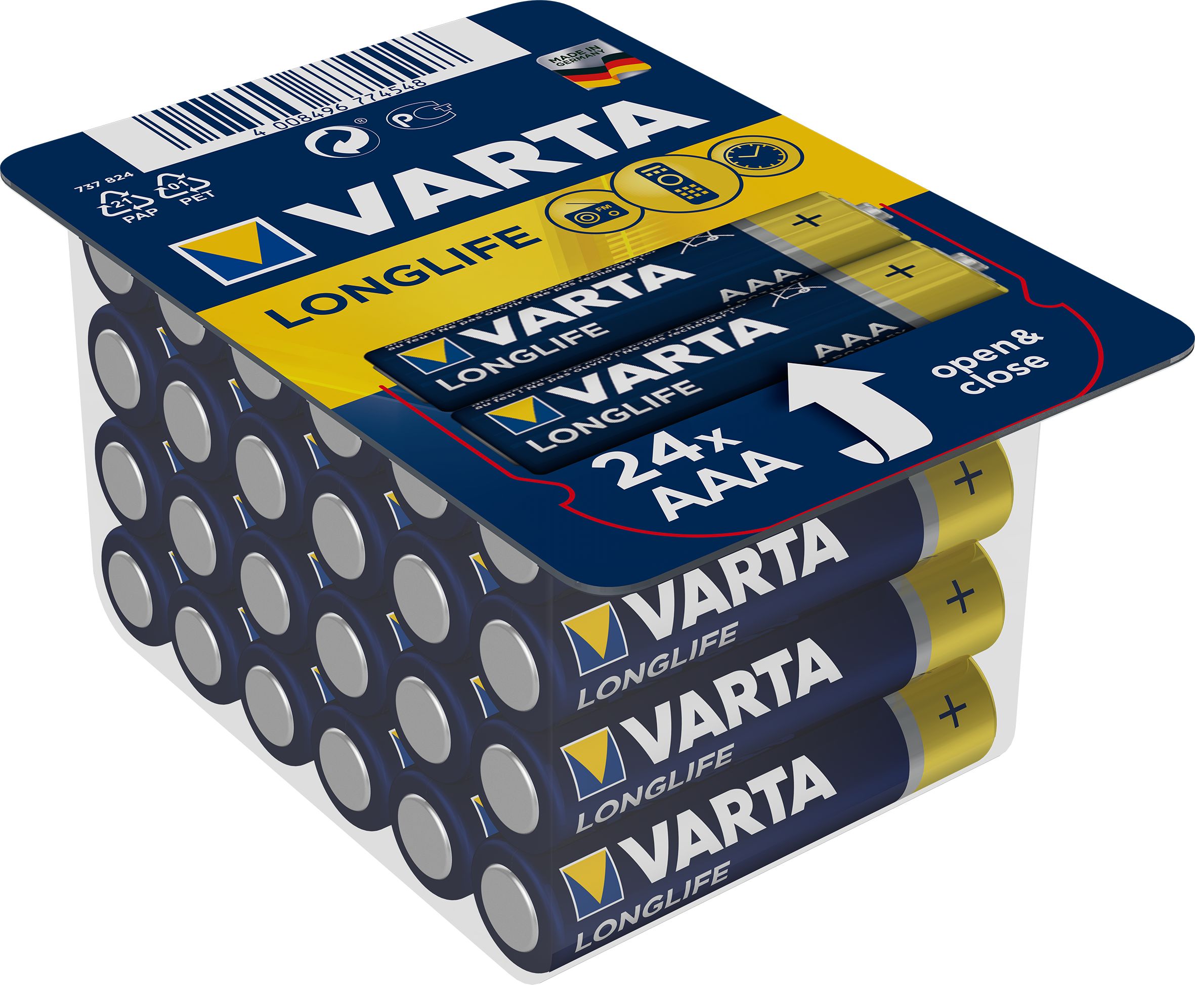 Varta Bateria LongLife AAA / R03 24 szt.