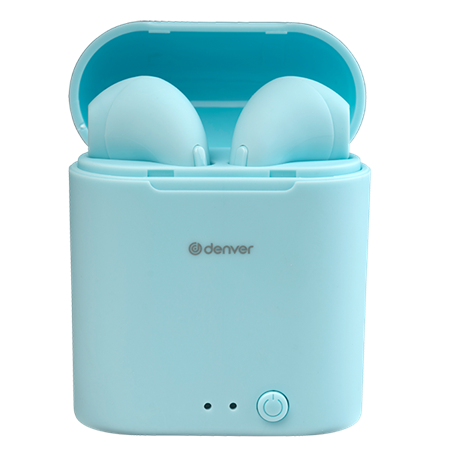фото Навушники TWS Denver TWE-46 Blue