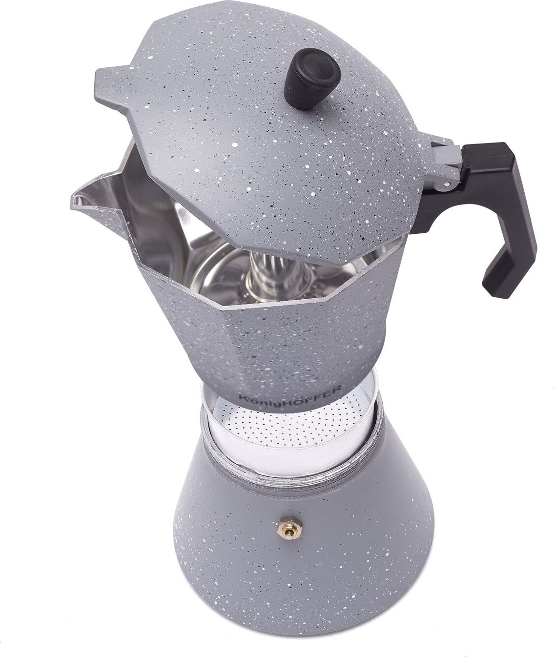 фото Кавоварка гейзерна Konighoffer 12tz Grey Stone Marble