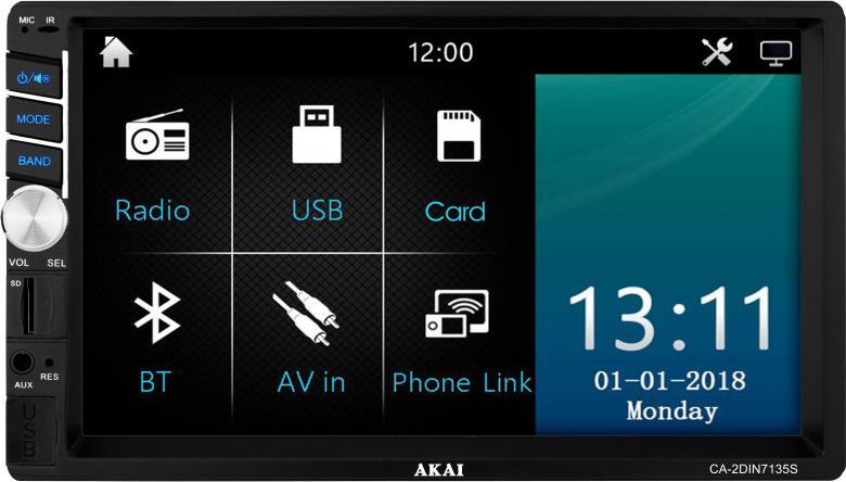 фото AV-система Akai CA-2DIN7135S